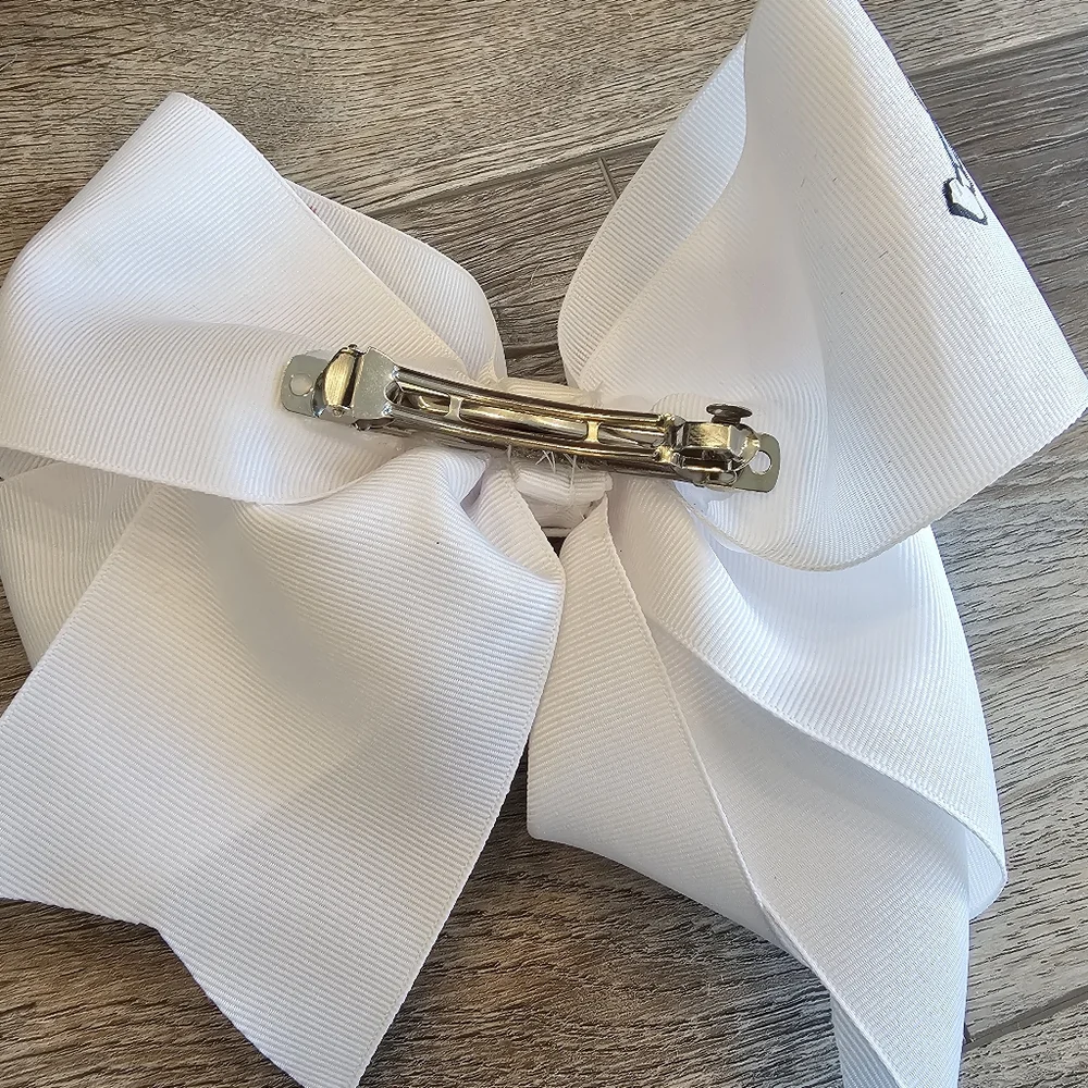 Girls Baton Majorette Hairbow Hand Painted By Two Sisters